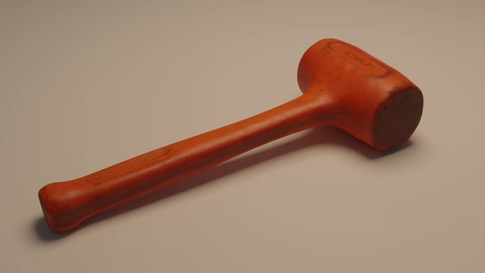 Dead Blow Hammer Low-poly 3D model_0