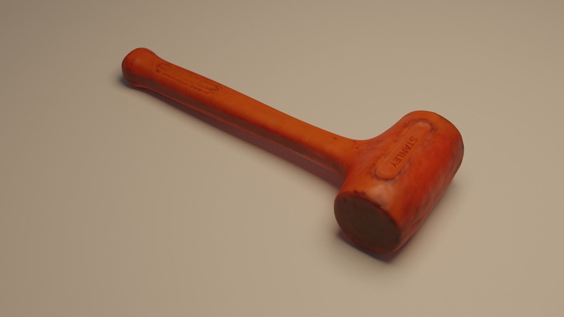 Dead Blow Hammer Low-poly 3D model_4