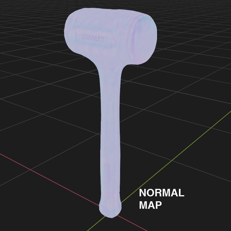 Dead Blow Hammer Low-poly 3D model_13