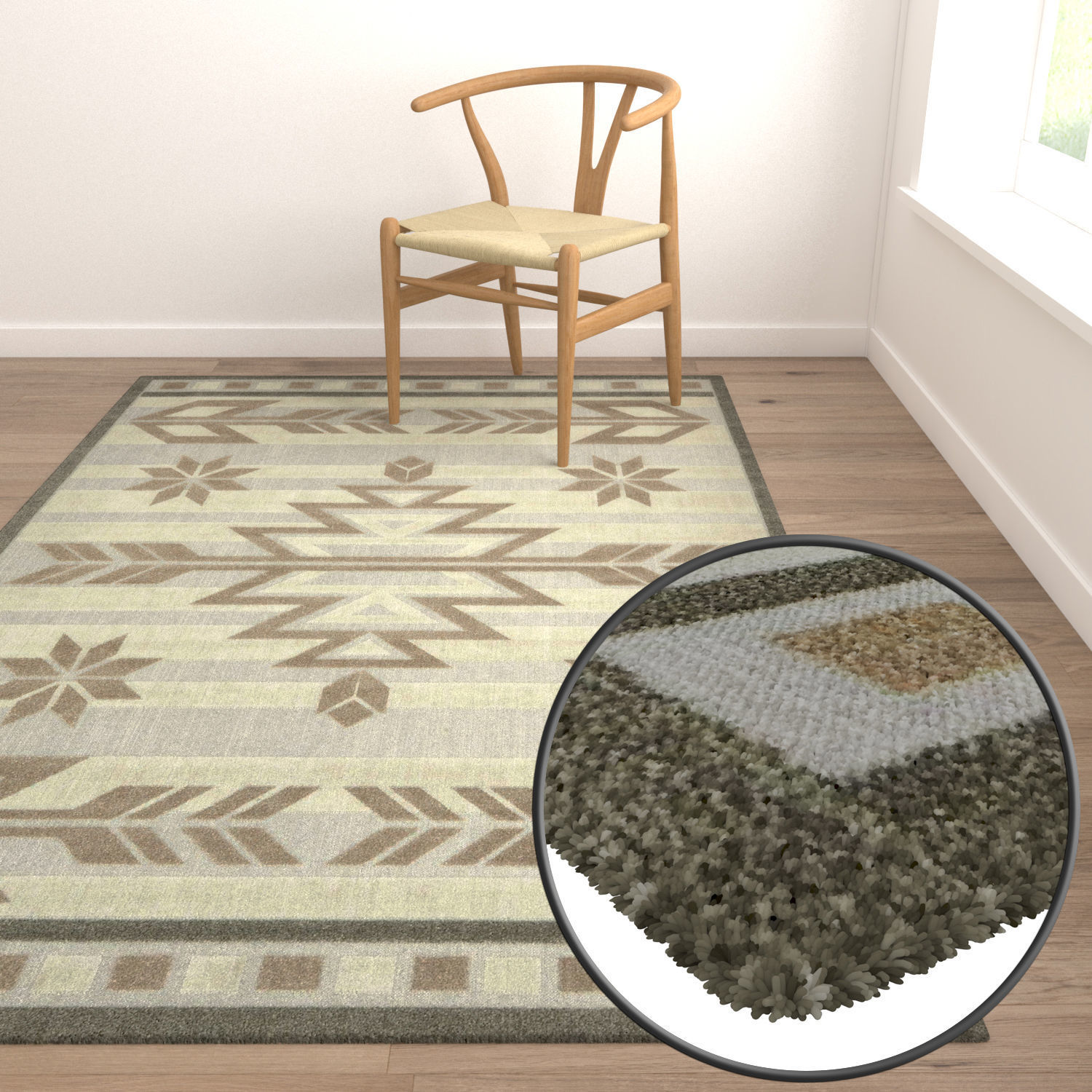 Rug Set 1865 3D model_5