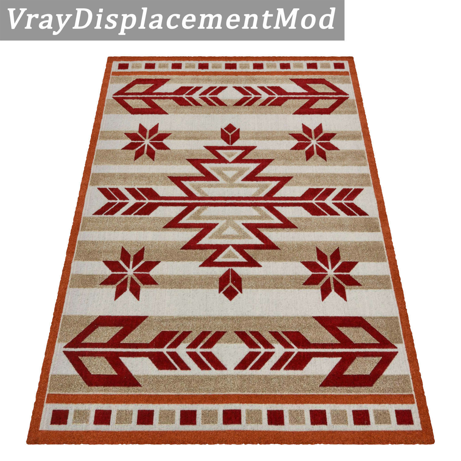 Rug Set 1865 3D model_3