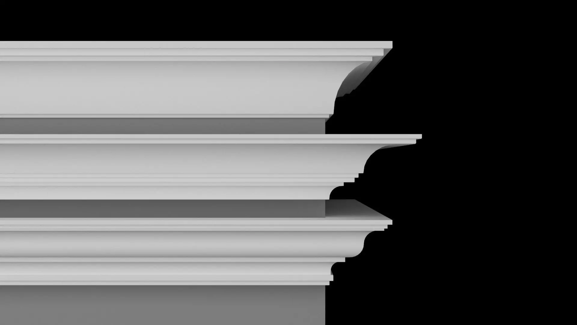 Molding Corniche 3D model