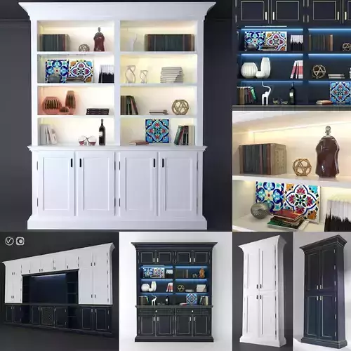 booikcase-Pack bookcase with bookshelves