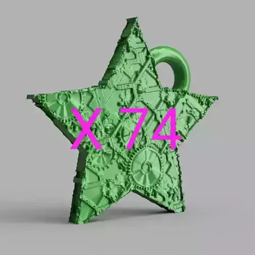 Etoile de noel X 74    3d print  3D print model