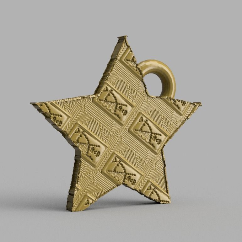 Etoile de noel X 74    3d print  3D print model_18