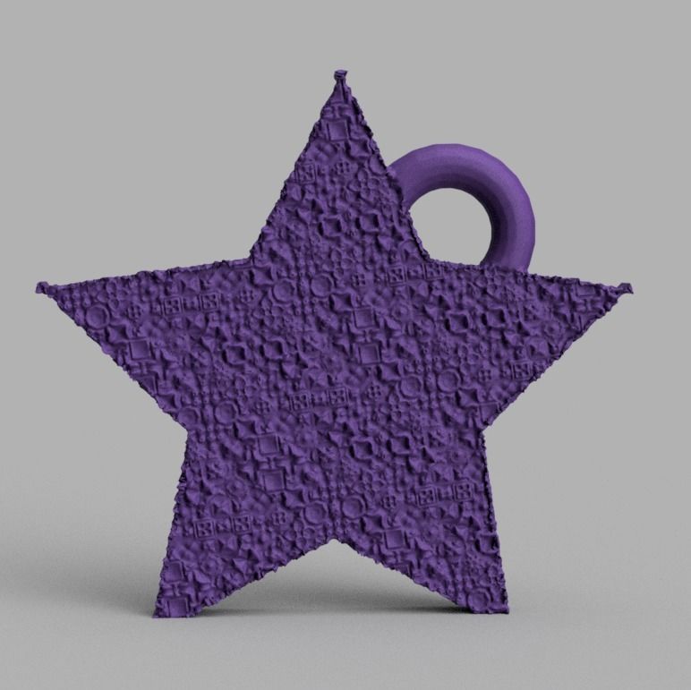 Etoile de noel X 74    3d print  3D print model_67