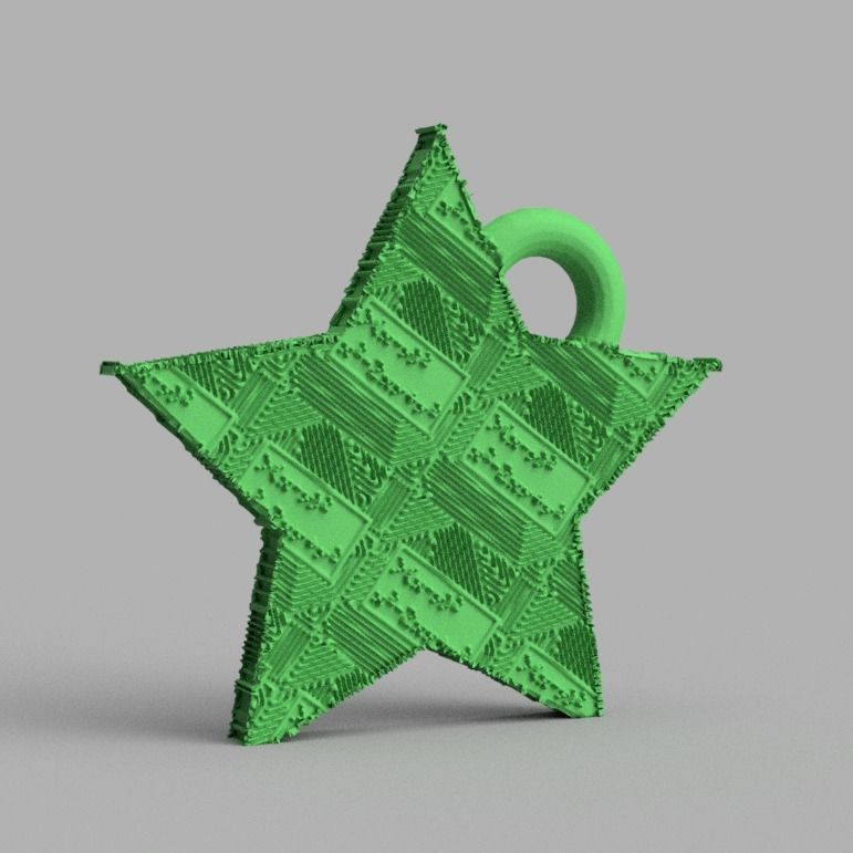 Etoile de noel X 74    3d print  3D print model_14