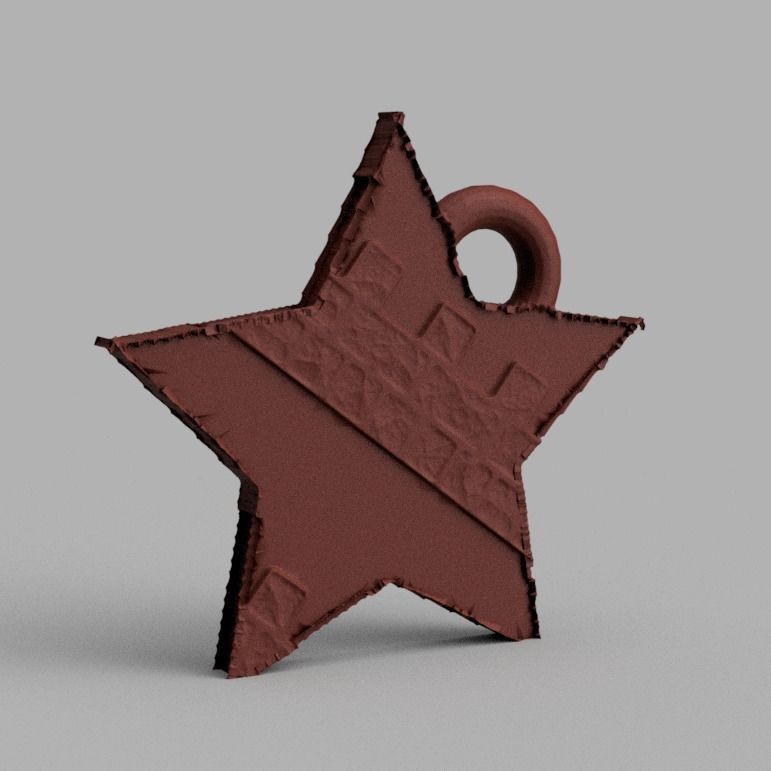 Etoile de noel X 74    3d print  3D print model_7