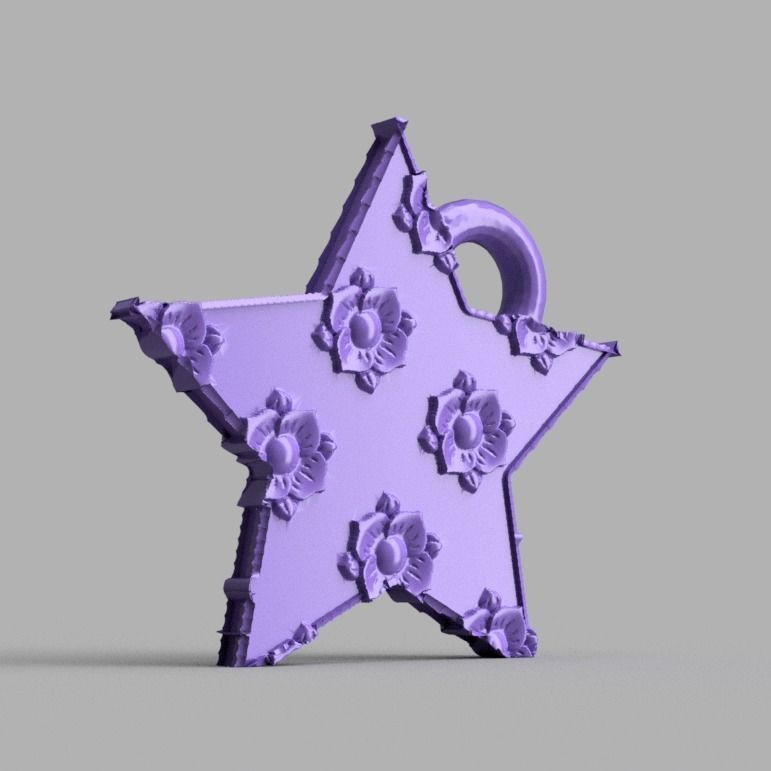 Etoile de noel X 74    3d print  3D print model_27