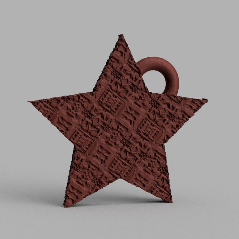 Etoile de noel X 74    3d print  3D print model_25