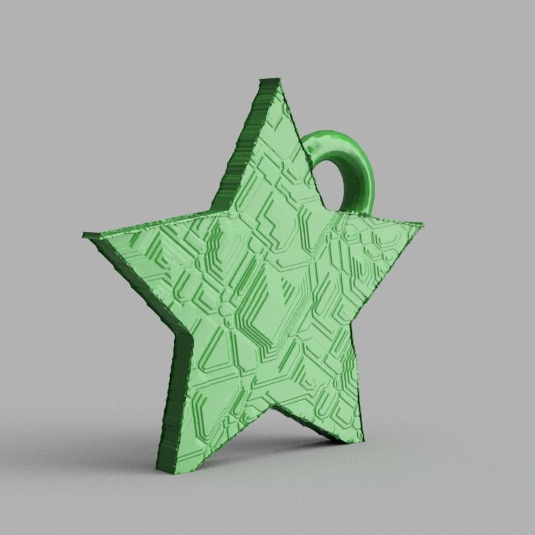 Etoile de noel X 74    3d print  3D print model_17