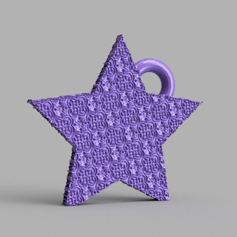 Etoile de noel X 74    3d print  3D print model_29