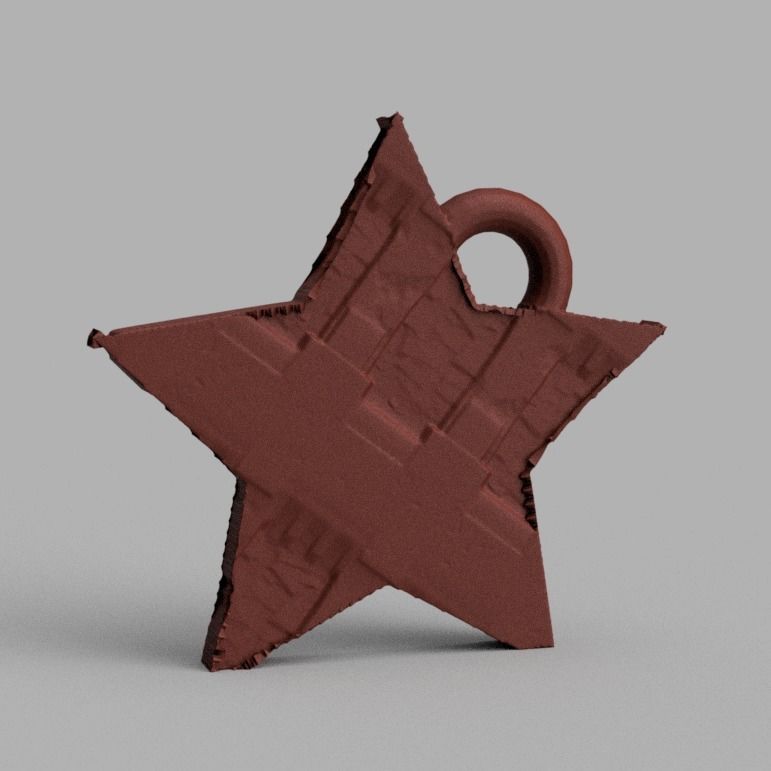 Etoile de noel X 74    3d print  3D print model_15