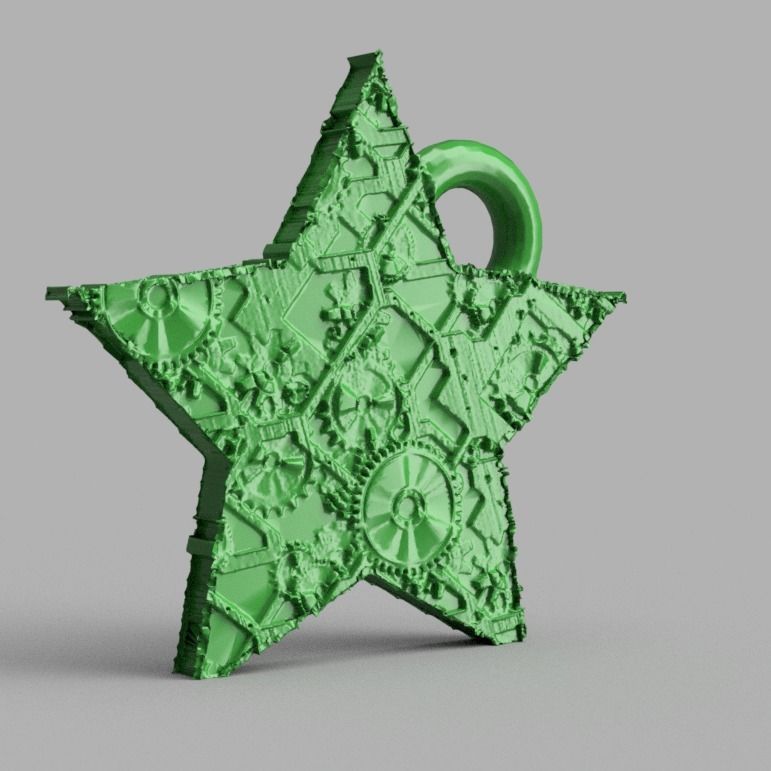 Etoile de noel X 74    3d print  3D print model_11