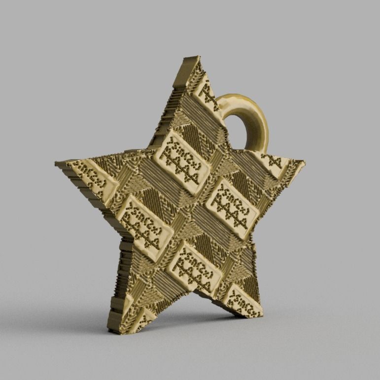 Etoile de noel X 74    3d print  3D print model_12