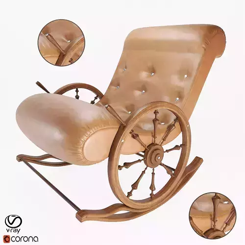 Rocking chair k7 3D model