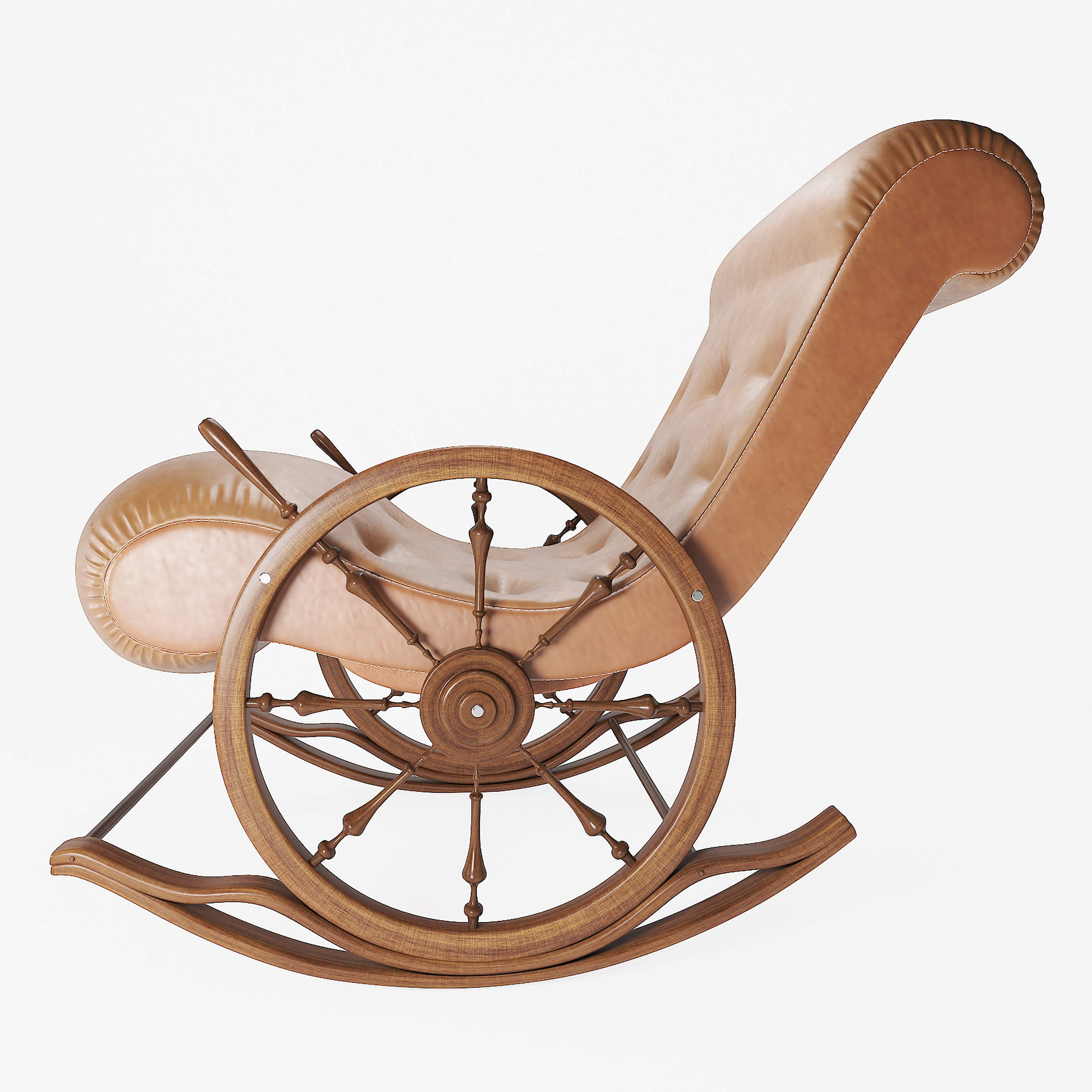Rocking chair k7 3D model_2