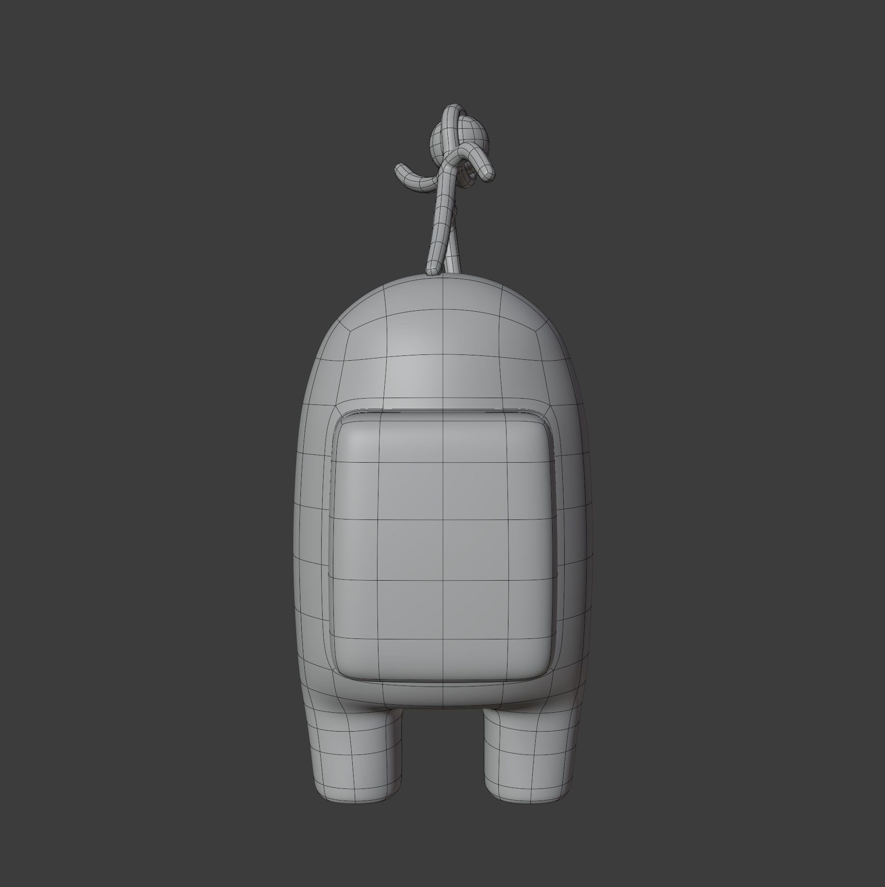 Among Us Stickmin Figure Character 3D model_14