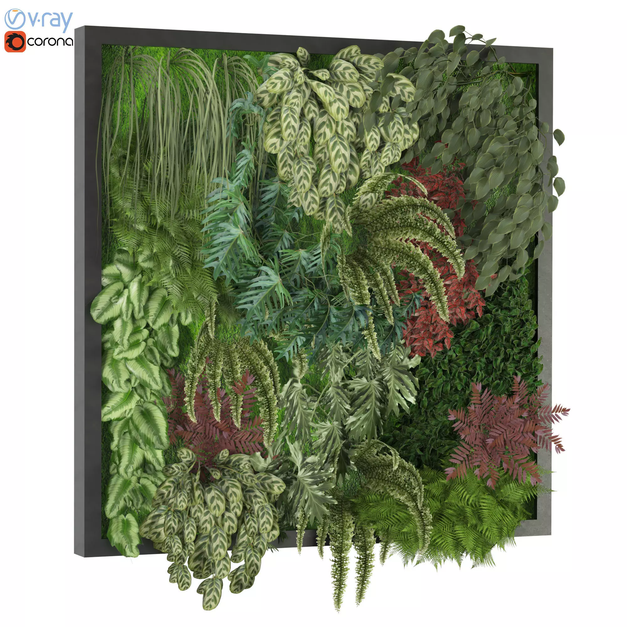 Vertical Garden 04 3D model_0