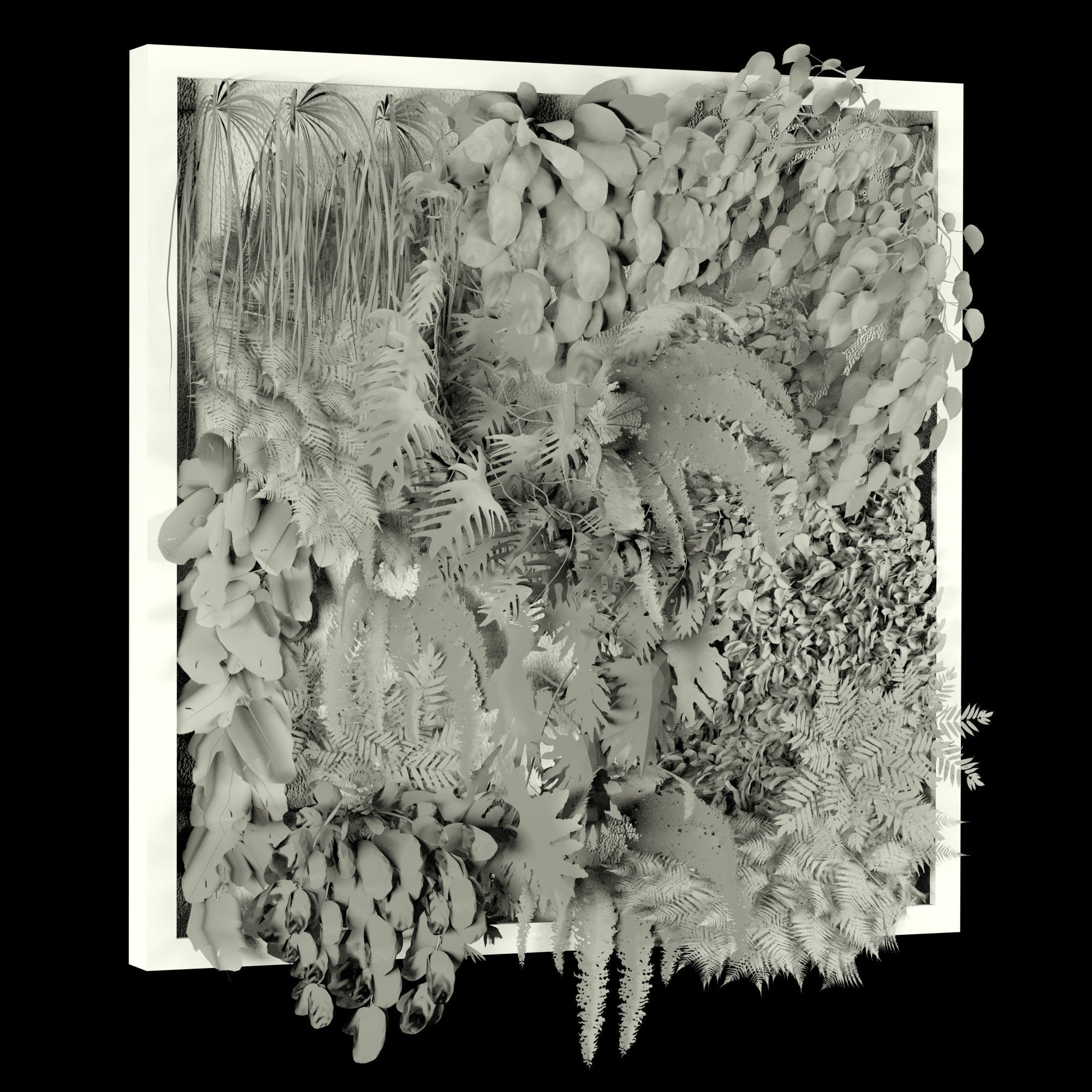 Vertical Garden 04 3D model_2