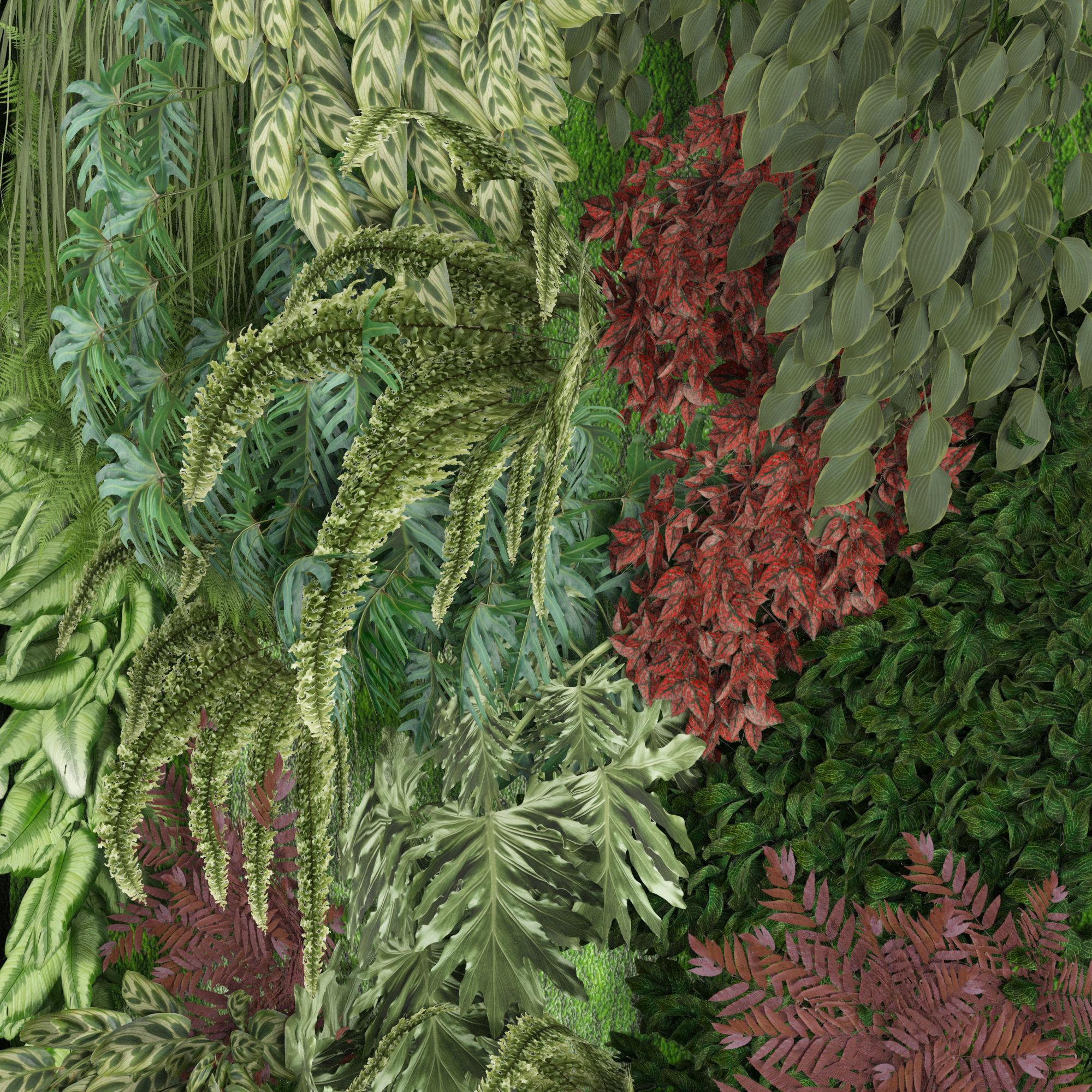 Vertical Garden 04 3D model_1