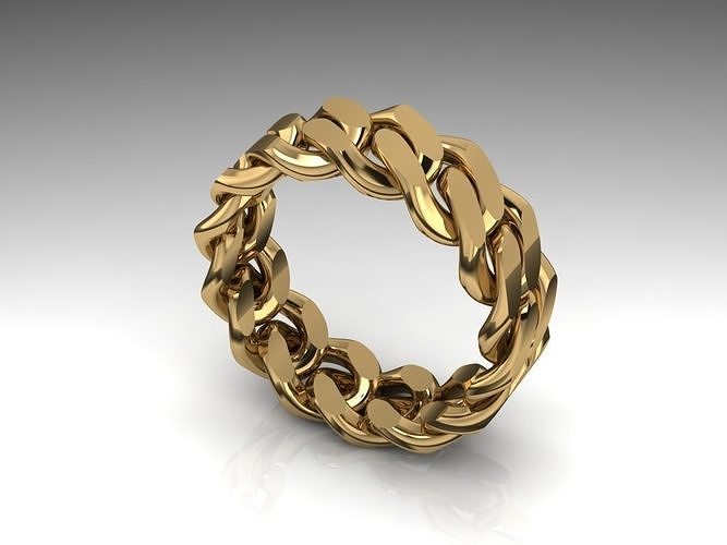 Cuban rings 3D print model