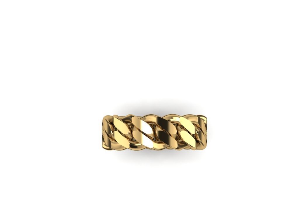 Cuban rings 3D print model_2