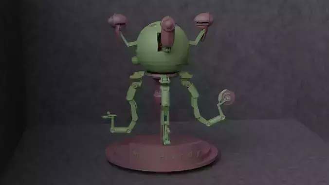 Fallout Robot Mr Handy  3D Print 