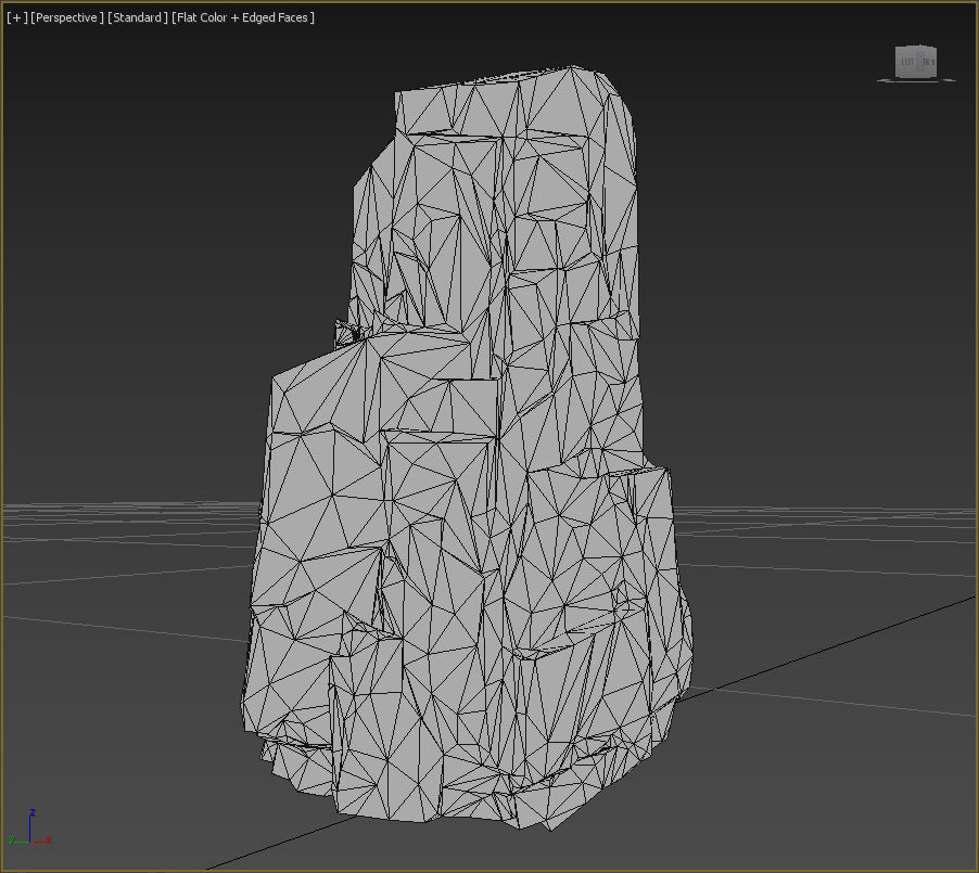 Low poly Ice Block 190302 Low-poly 3D model_29