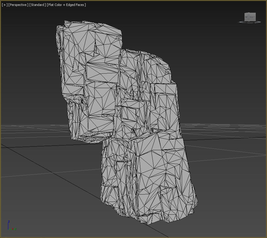 Low poly Ice Block 190302 Low-poly 3D model_41