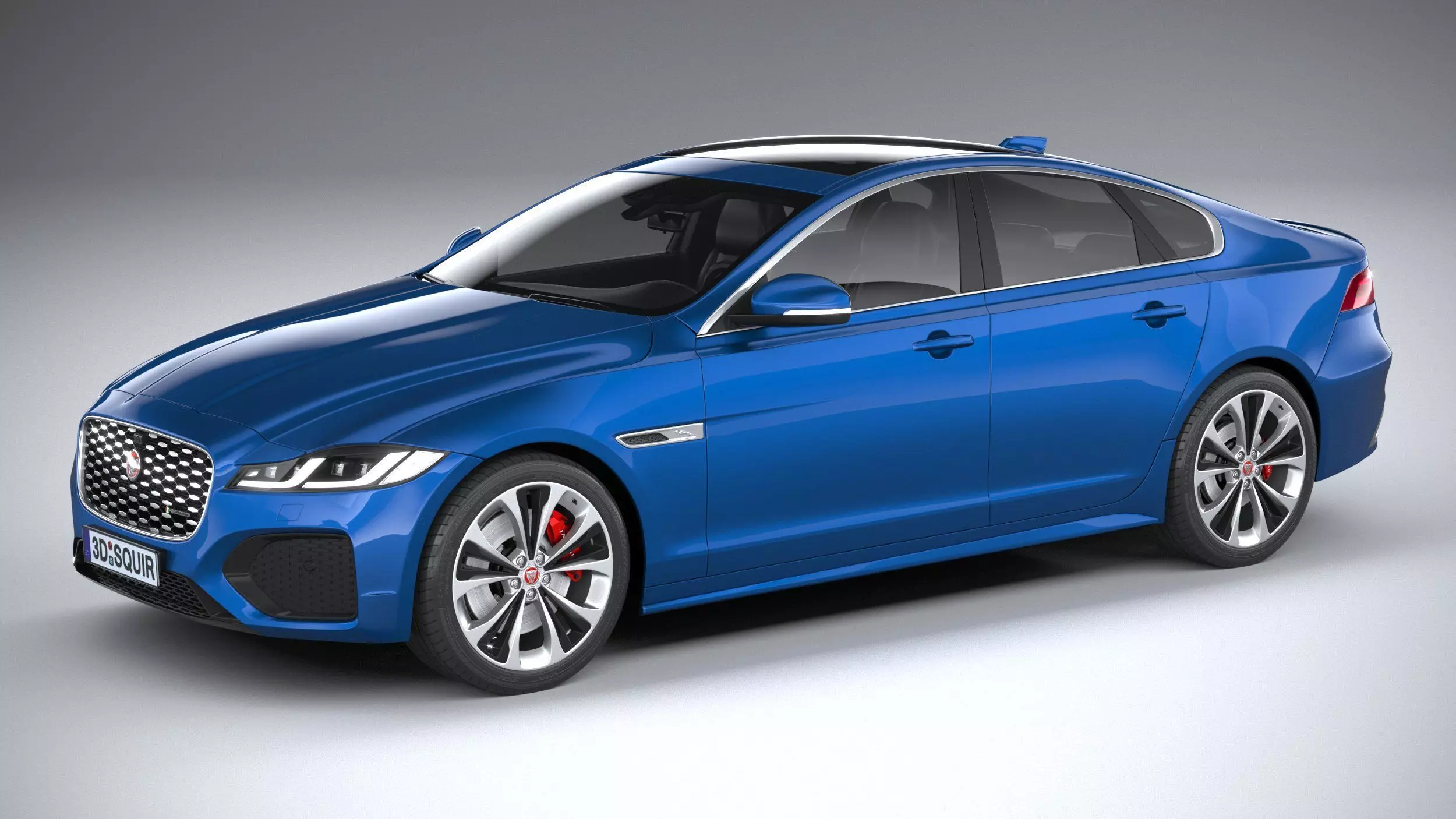 Jaguar XF 2021 3D model