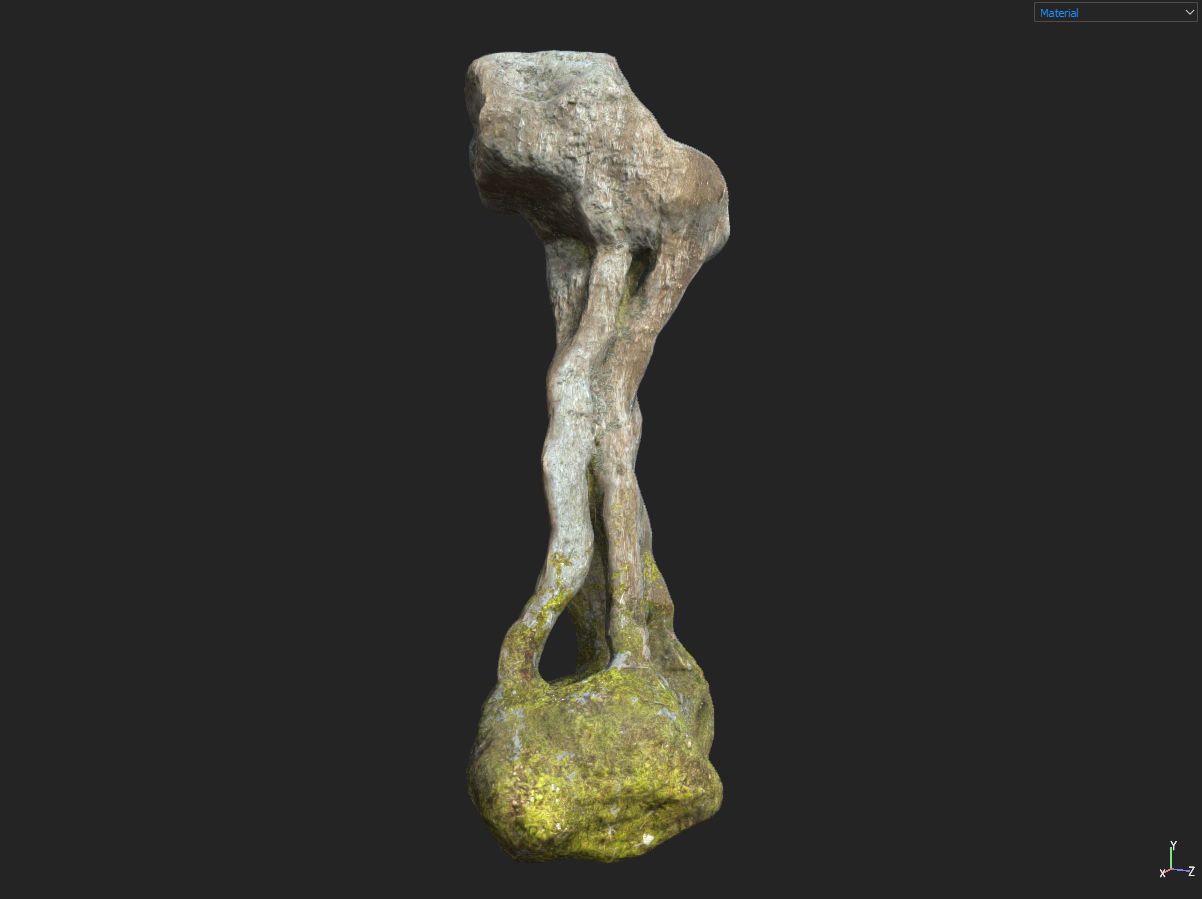 Low poly Fantasy Cave 03 Low-poly 3D model_4