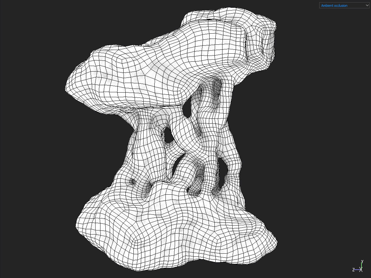 Low poly Fantasy Cave 03 Low-poly 3D model_13