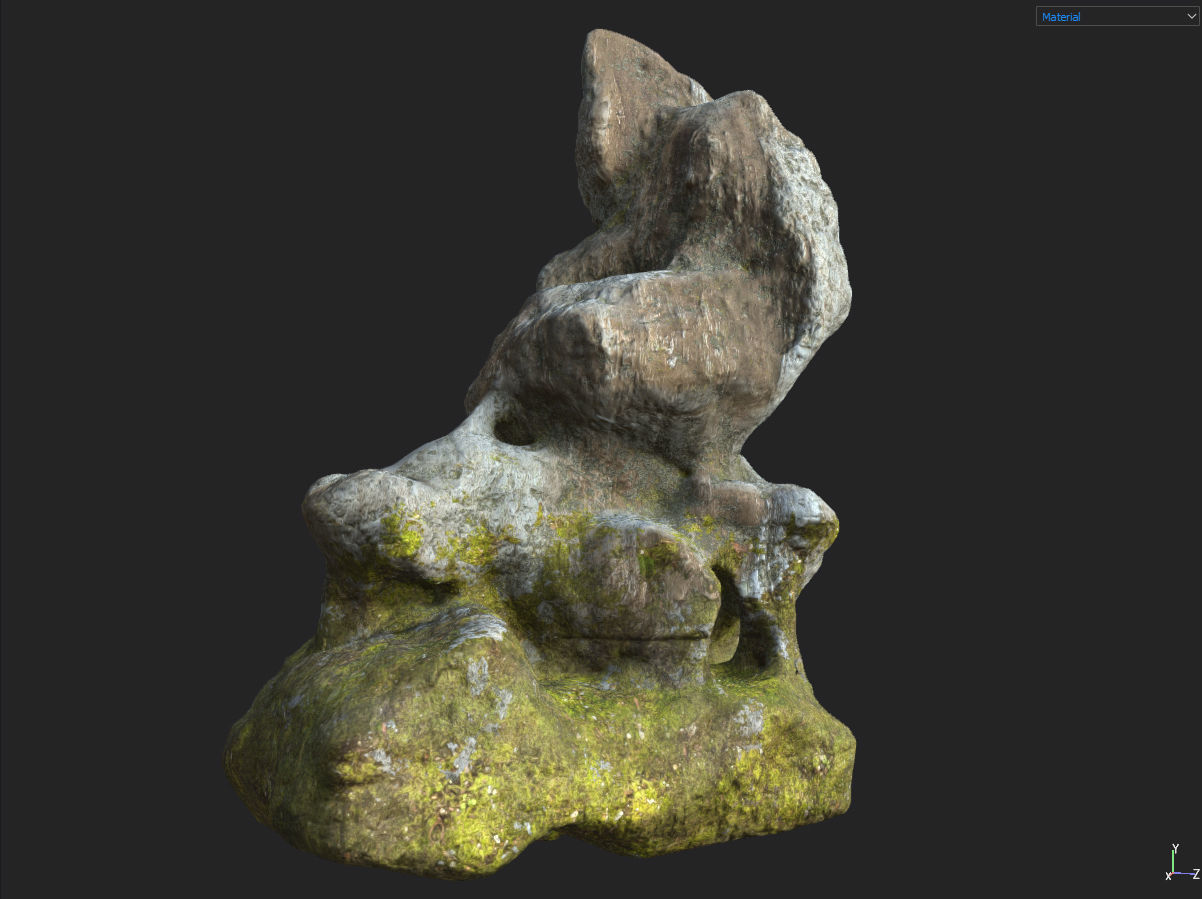 Low poly Fantasy Cave 03 Low-poly 3D model_20