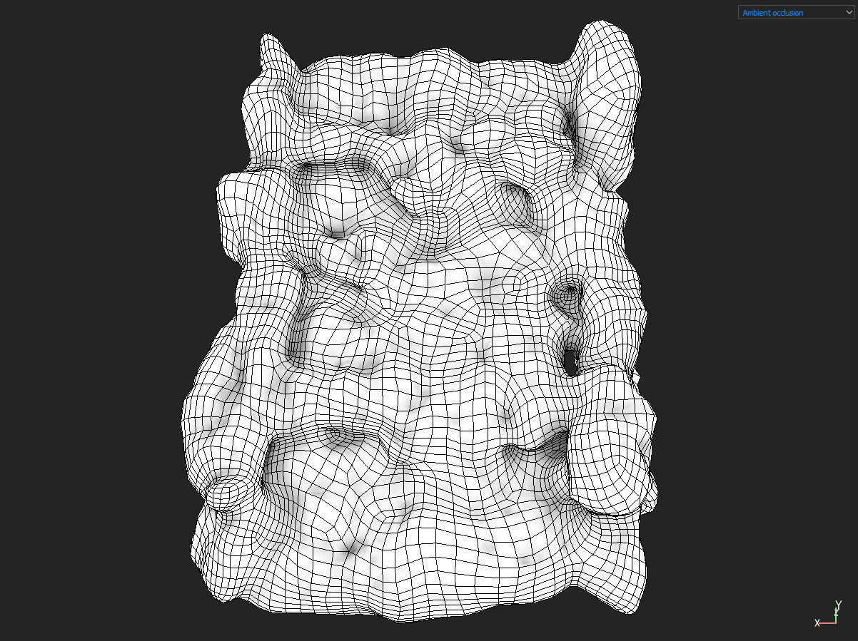 Low poly Fantasy Cave 03 Low-poly 3D model_9