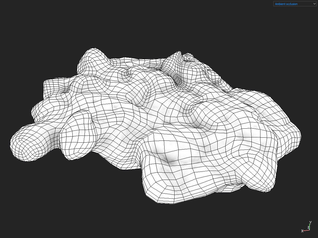 Low poly Fantasy Cave 02 Low-poly 3D model_33