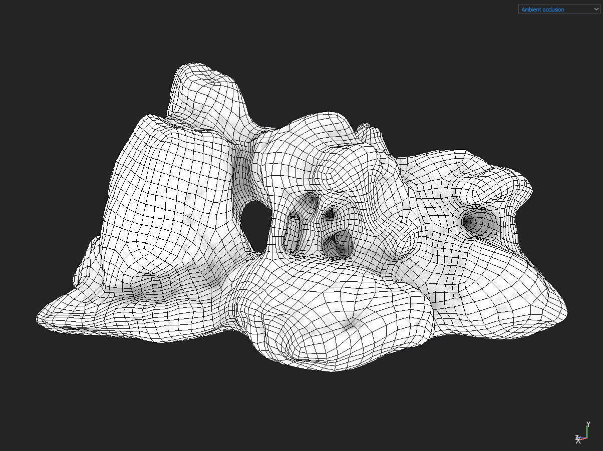 Low poly Fantasy Cave 02 Low-poly 3D model_25