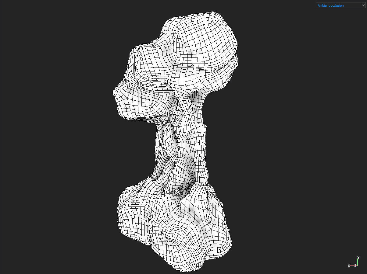 Low poly Fantasy Cave 01 Low-poly 3D model_13