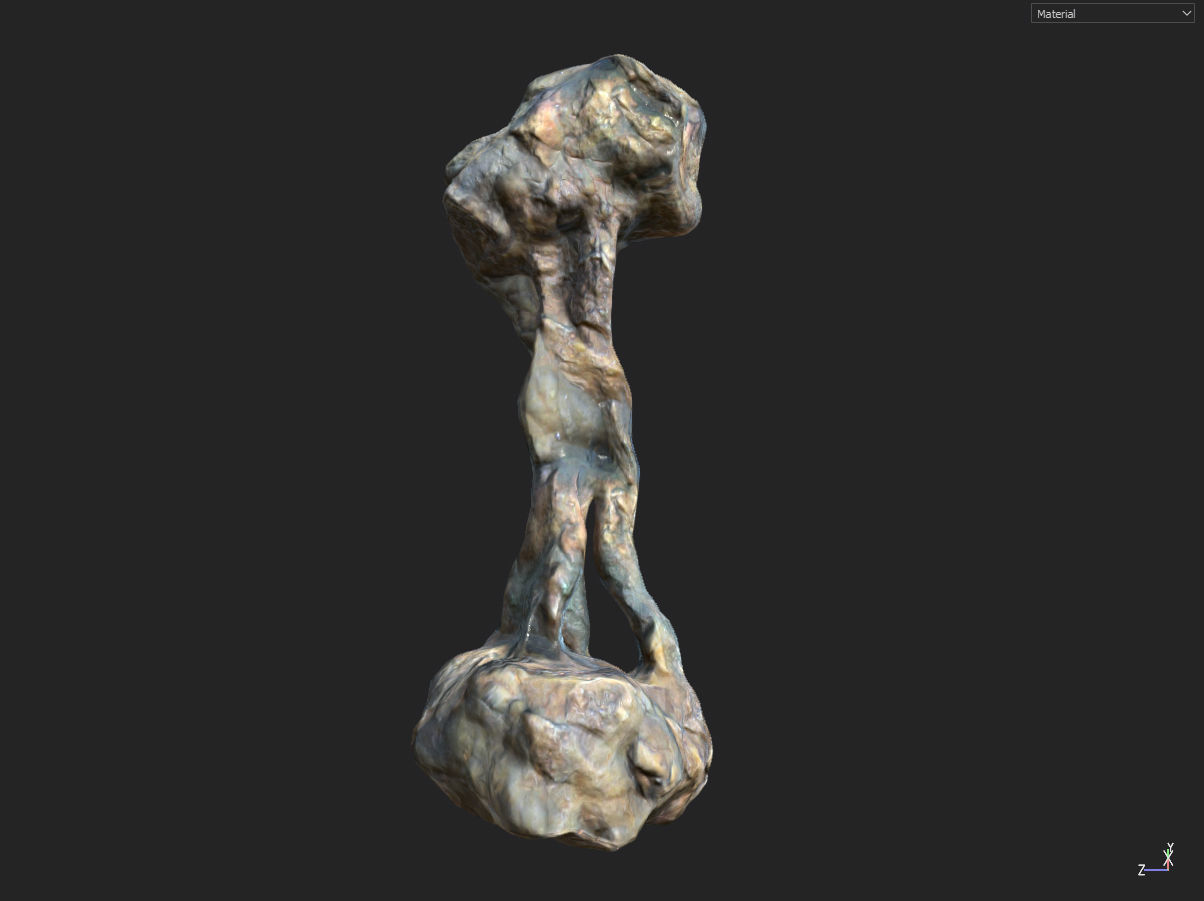 Low poly Fantasy Cave 01 Low-poly 3D model_3