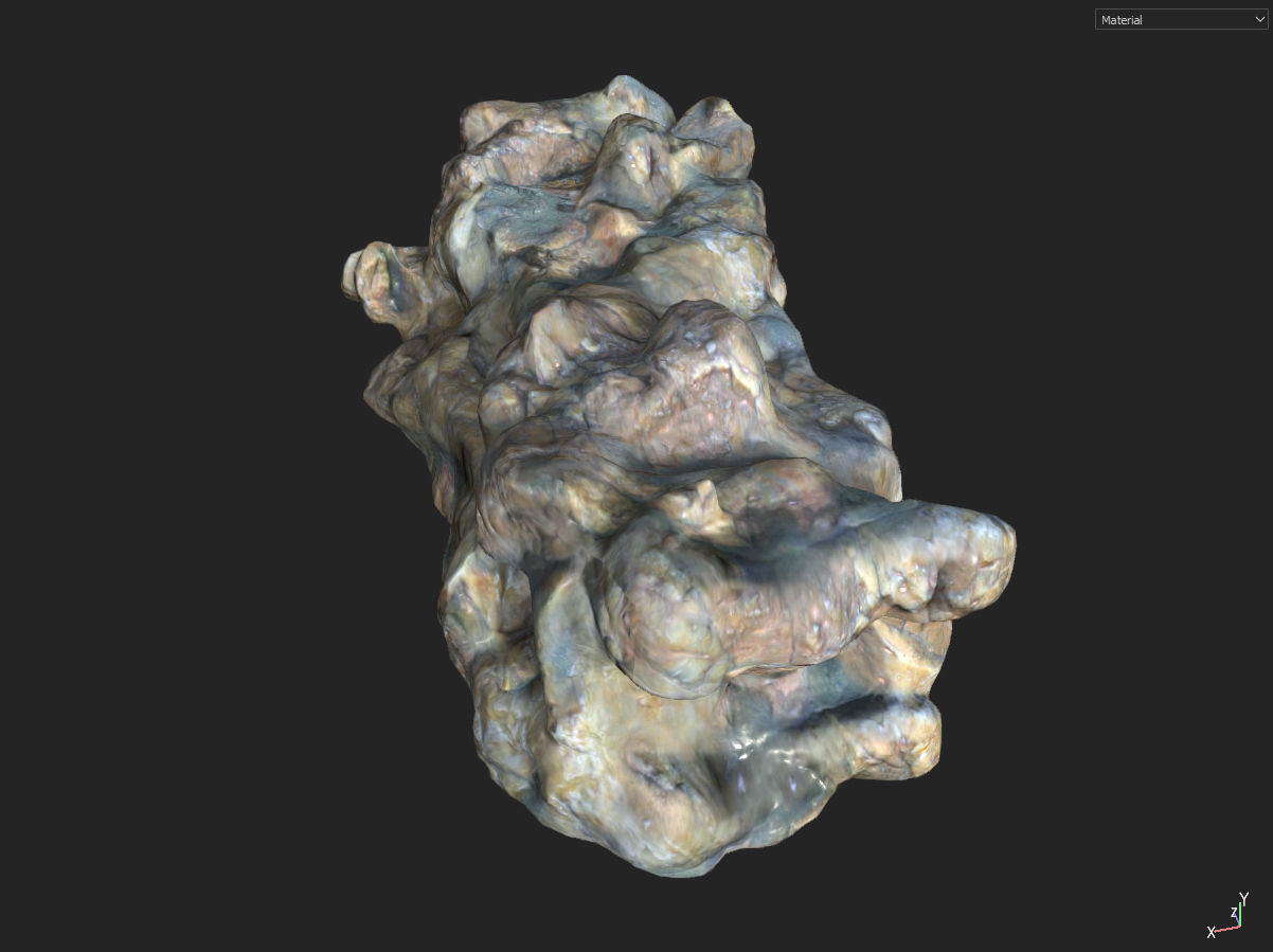 Low poly Fantasy Cave 01 Low-poly 3D model_40