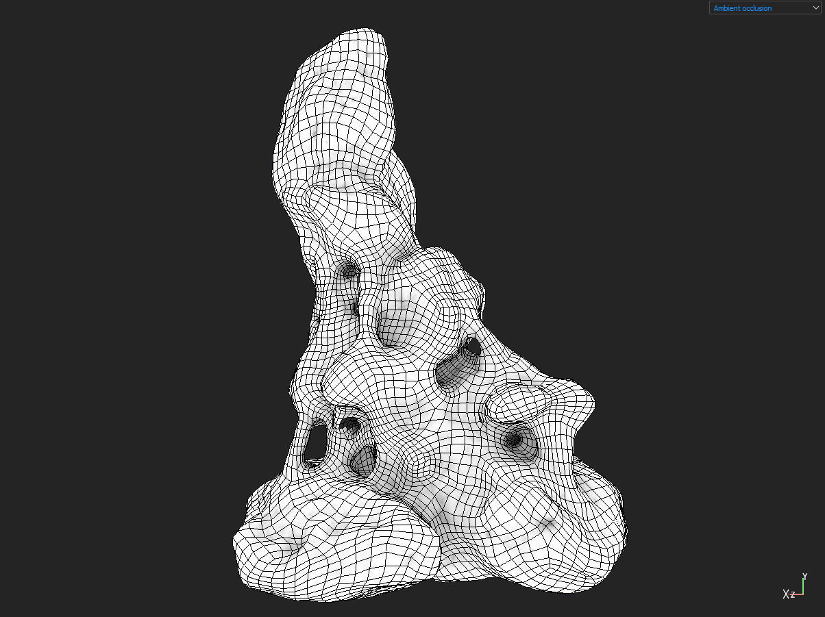 Low poly Fantasy Cave 01 Low-poly 3D model_21