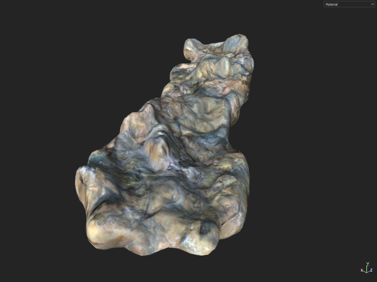 Low poly Fantasy Cave 01 Low-poly 3D model_36