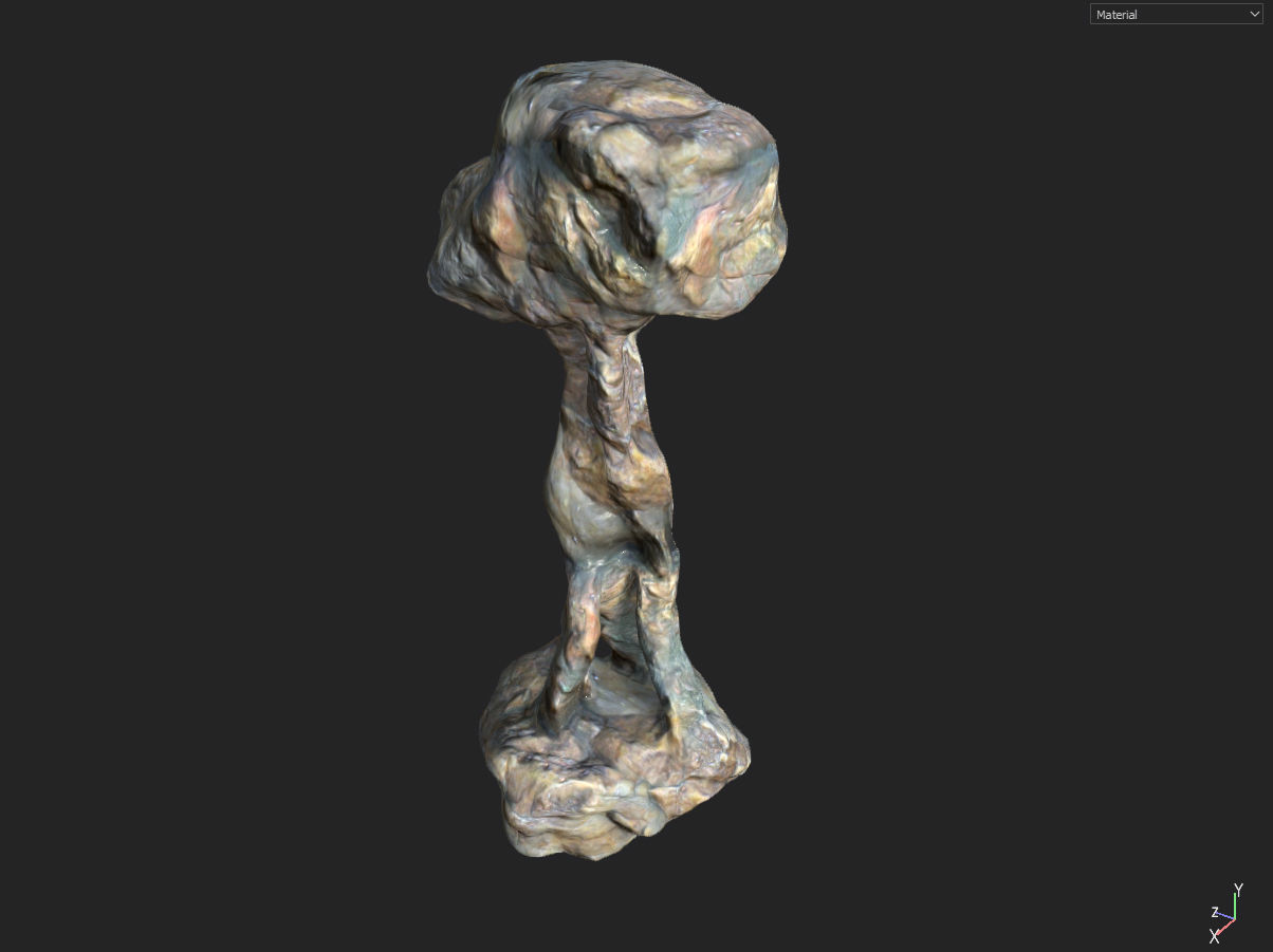 Low poly Fantasy Cave 01 Low-poly 3D model_4