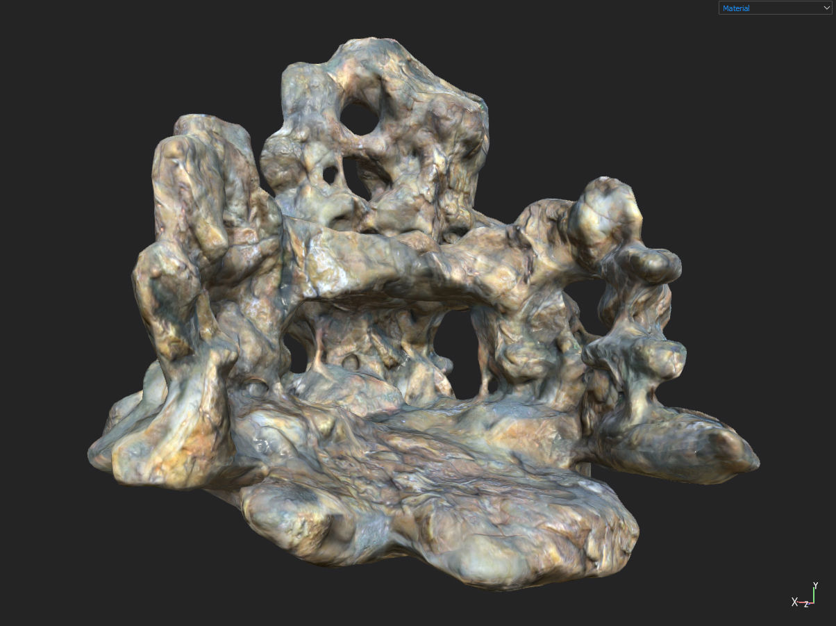 Low poly Fantasy Cave 01 Low-poly 3D model_26