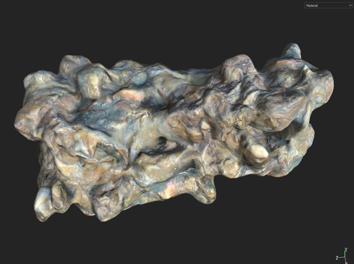 Low poly Fantasy Cave 01 Low-poly 3D model_38