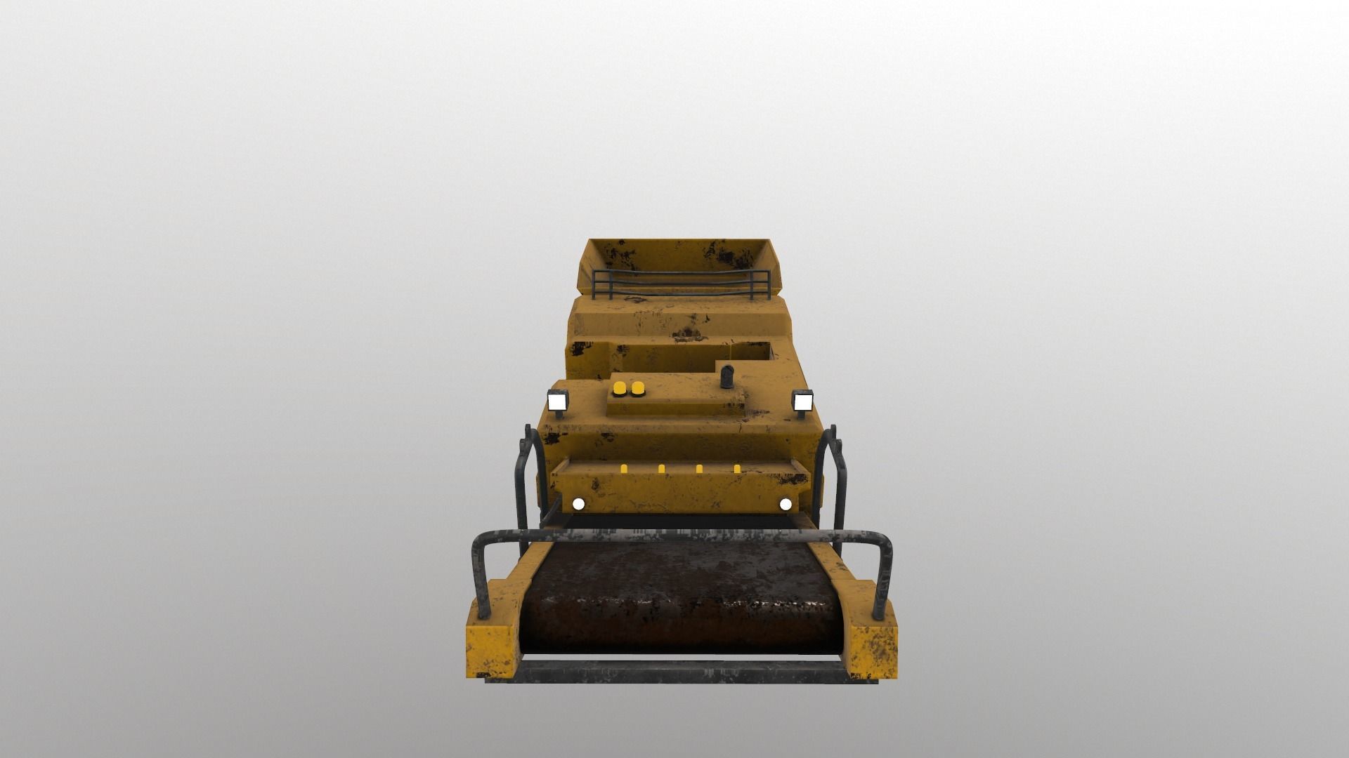 Cyberpunk Work Machines 03 Low-poly 3D model_4