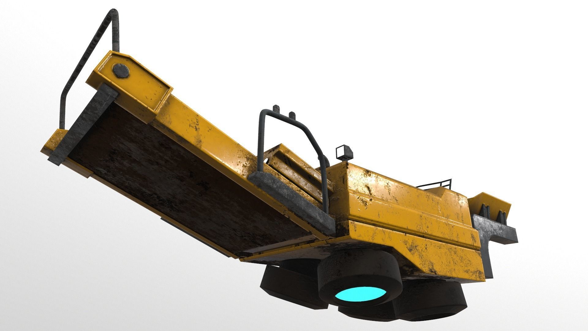 Cyberpunk Work Machines 03 Low-poly 3D model_13