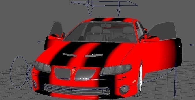 car rig model Free low-poly 3D model