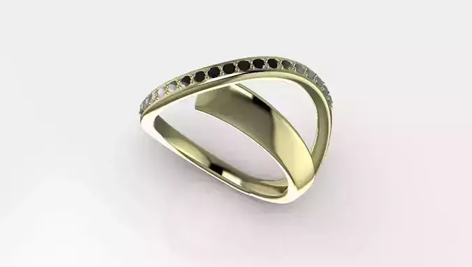 anello con diamanti taglio brillante