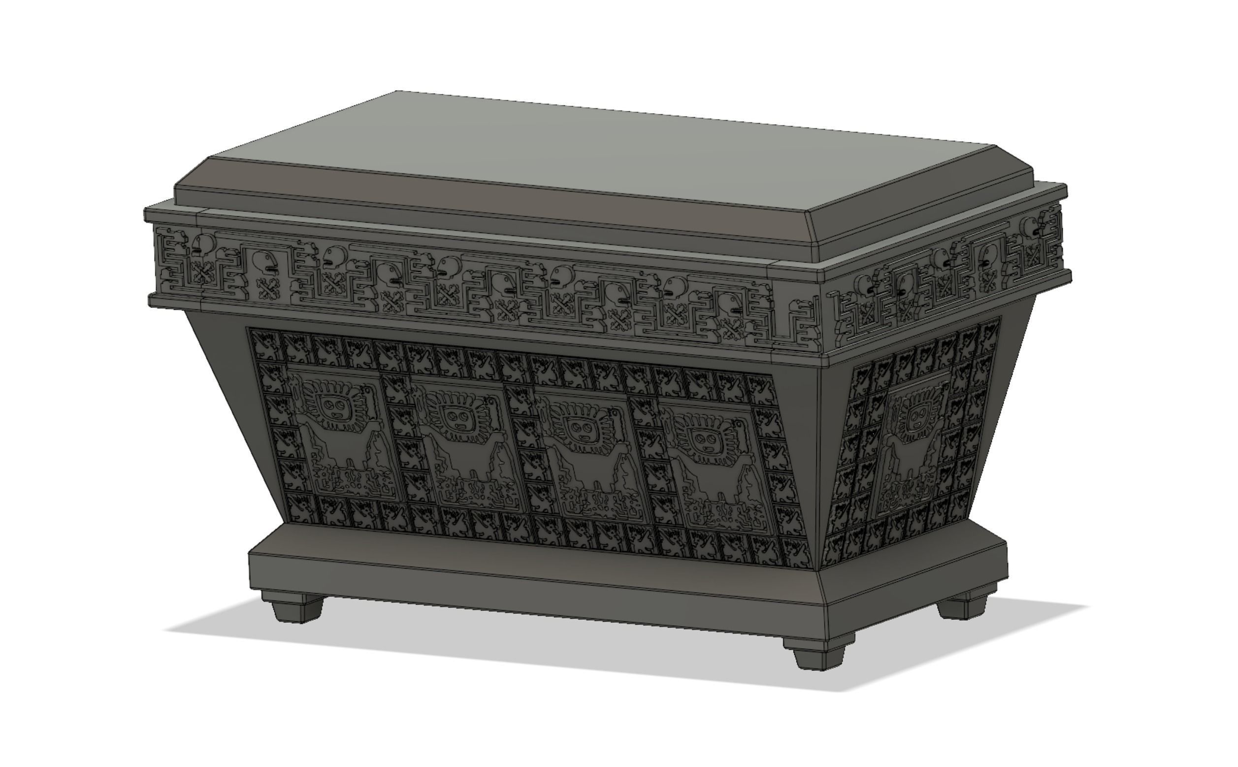 Cortes Chest Pirates of the Caribbean 3D print model_3